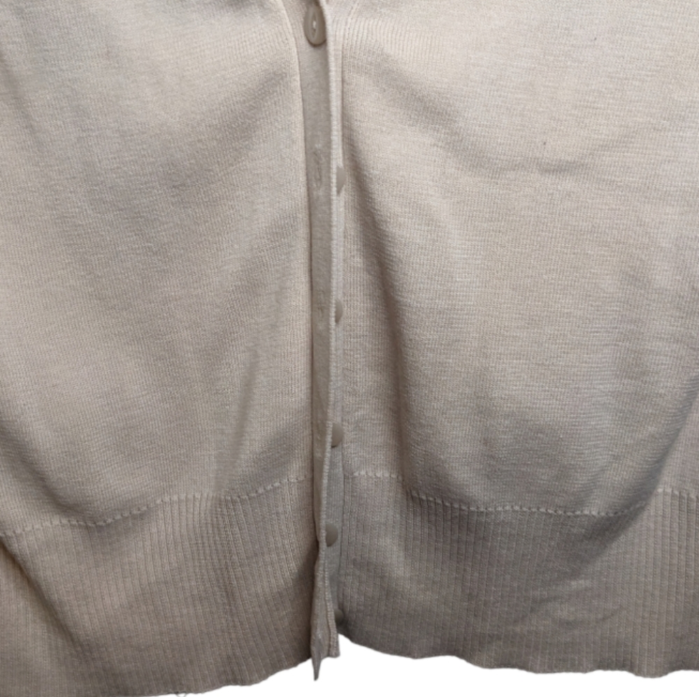 Ann Taylor LOFT Beige Pima Cotton Cardigan XS π€β¨ - Picture 5 of 8